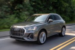 2019 Audi Q3 45 quattro in Nano Gray Metallic - Driving Front Left Three-quarter View